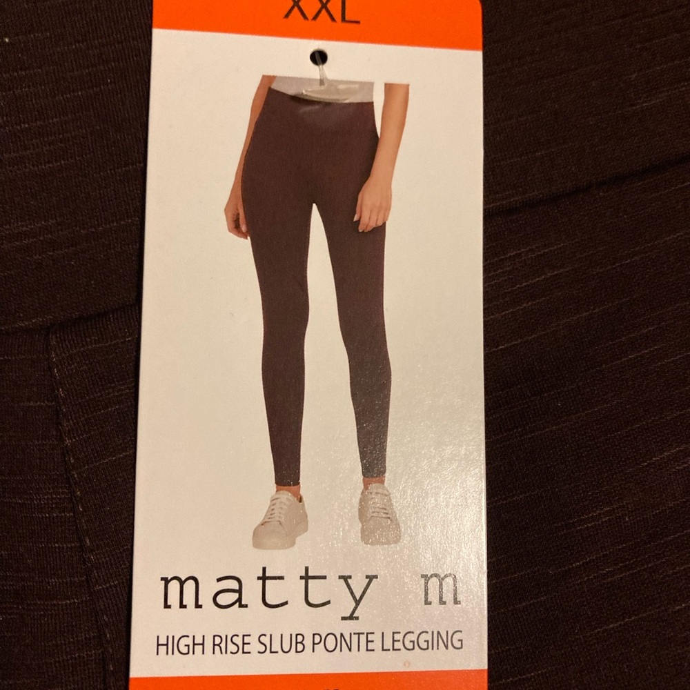 NWT Maroon slub knit pull on pants